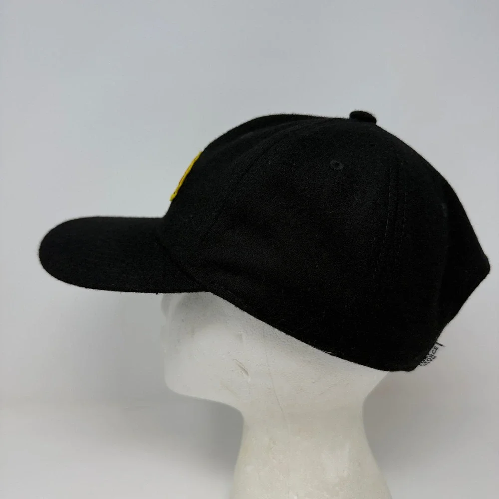 NWT Fort George Beer Black Fort Cap Hat Coal Custom Headwear Division Wool Blend